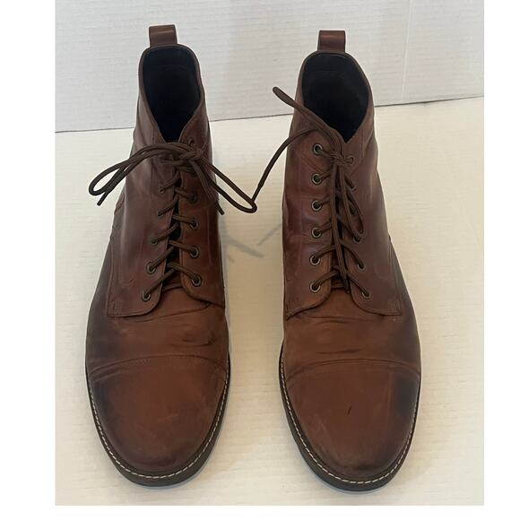 Cole Haan Boots Mens Grandzero Lug Boots Brown Sz 13 M - Picture 1 of 8